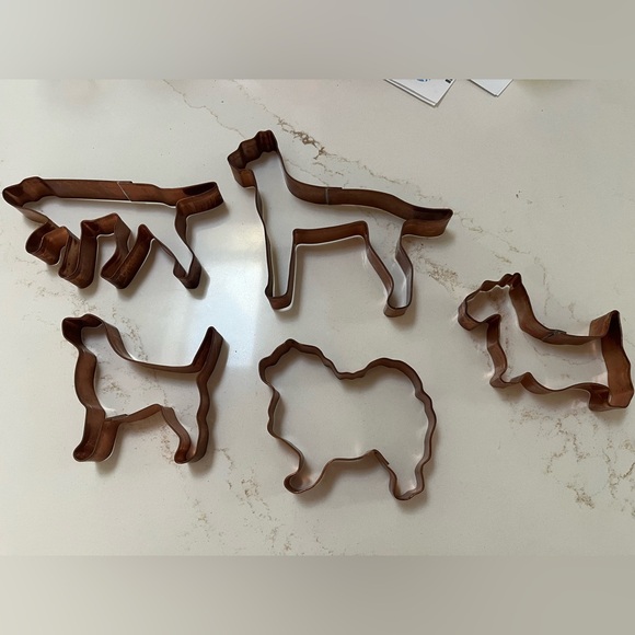New Martha Stewart copper dog cookie cutters - Picture 2 of 5